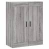 Highboard Grey Sonoma 69.5x34x180 cm - Elegant Storage Solution