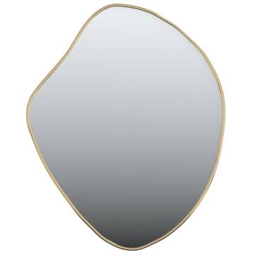 Wall Mirror Gold 60x50 cm - Minimalistic Home Decor