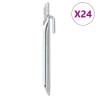 Tent Pegs 24 pcs V-shaped 17 cm Ø20 mm Galvanised Steel Size 17 cm Quantity in Package 24 