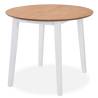 Dining Set 5 Pieces MDF & Rubberwood - White