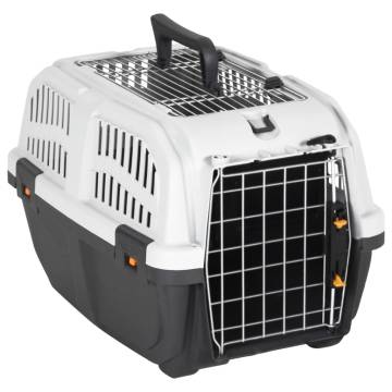 Durable Pet Carrier with Metal Door - 48x31.5x31 cm