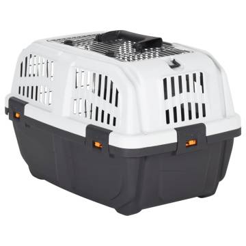 Durable Pet Carrier with Metal Door - 48x31.5x31 cm