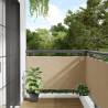 Balcony Screen Beige 75x500 cm Oxford Fabric Colour beige Size 75 x 500 cm Quantity in Package 1 