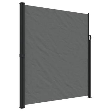 Retractable Side Awning Anthracite 220x300 cm | HipoMarket