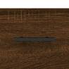 Stylish Highboard Brown Oak - 69.5x34x180 cm | HipoMarket