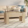 Coffee Table Sonoma Oak 101x49x52 cm Engineered Wood Colour sonoma oak Quantity in Package 1 