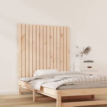 Elegant Wall Headboard - Solid Pine Wood | 95.5x3x90 cm