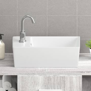 Modern Ceramic Square Sink Basin Faucet | Hipo Market