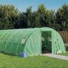 Greenhouse with Steel Frame Green 64 m² 16x4x2 m Colour green Size 16 x 4 x 2 m Quantity in Package 1 