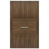 Wall-mounted Bedside Cabinets - 2 pcs Brown Oak | Hipo Market