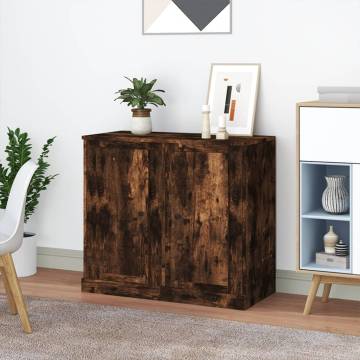 Classic Smoked Oak Sideboards - 2 pcs | HipoMarket