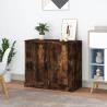 Sideboards 2 pcs Smoked Oak 37.5x35.5x67.5 cm Engineered Wood Colour smoked oak Quantity in Package 2 