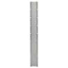 Garden Fence Posts 10 pcs Silver 160 cm Galvanised Steel