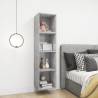 Wall Cabinets - 4 pcs Concrete Grey 37x37x37 cm - Hipomarket