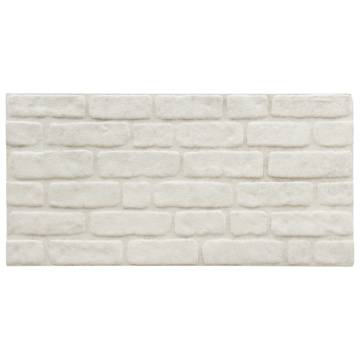 3D Wall Panels with White Brick Design - 11 pcs EPS