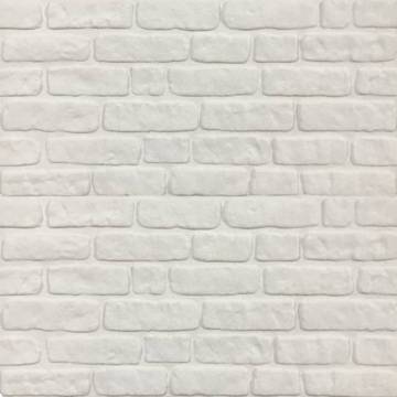 3D Wall Panels with White Brick Design - 11 pcs EPS