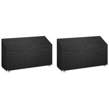 Durable Garden Bench Covers - 2 pcs 210x70x70/88 cm