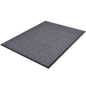 Door Mat Grey 117x220 cm PVC - Durable & Easy to Clean