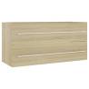 2 Piece Bathroom Furniture Set - Sonoma Oak | HipoMarket