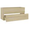 2 Piece Bathroom Furniture Set - Sonoma Oak | HipoMarket