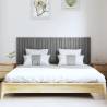 Grey Wall Headboard - Solid Pine Wood | HipoMarket