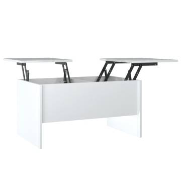 High Gloss White Coffee Table - Modern & Functional