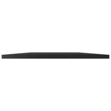 High Gloss Black Bookshelf Boards - 4 pcs | HipoMarket UK