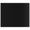 High Gloss Black Bookshelf Boards - 4 pcs | HipoMarket UK