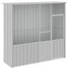 Grey Bird Cage 215x78x200 cm - Durable Galvanised Steel