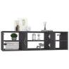 Stylish Grey Wall Shelf | 102x30x29 cm | HipoMarket