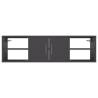 Stylish Grey Wall Shelf | 102x30x29 cm | HipoMarket