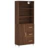 Highboard Brown Oak | Stylish & Durable Engineered Wood Storage