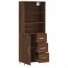 Highboard Brown Oak | Stylish & Durable Engineered Wood Storage