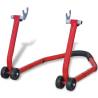 Motorcycle Rear Stand Red – Adjustable & Durable for Sports Bikes