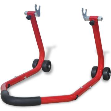 Motorcycle Rear Stand Red – Adjustable & Durable for Sports Bikes