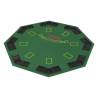 8-Player Folding Poker Tabletop - Green Octagonal | HipoMarket