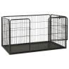 Puppy Playpen Steel 123x77.5 cm | Safe & Versatile Play Area