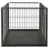 Puppy Playpen Steel 123x77.5 cm | Safe & Versatile Play Area