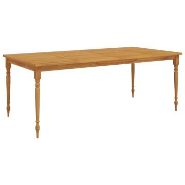 Batavia Table 200x100 cm | Solid Teak Wood Dining Table