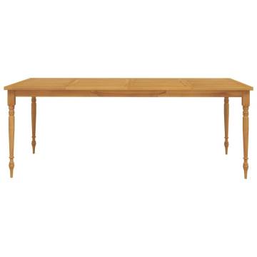 Batavia Table 200x100 cm | Solid Teak Wood Dining Table