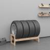 Tire Rack 120x40x40 cm - Solid Pine Wood Storage Solution