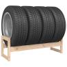 Tire Rack 120x40x40 cm - Solid Pine Wood Storage Solution