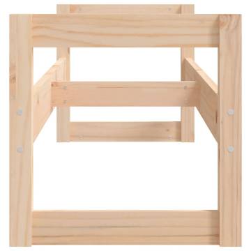 Tire Rack 120x40x40 cm - Solid Pine Wood Storage Solution