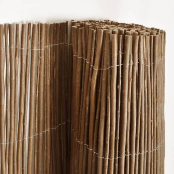 Willow Fence 500x170 cm - Natural Outdoor Decor