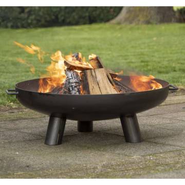 Esschert Design 70 cm Steel Fire Bowl - Elegant Outdoor Warmth