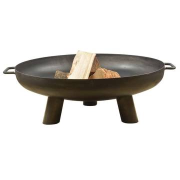 Esschert Design 70 cm Steel Fire Bowl - Elegant Outdoor Warmth