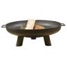 Esschert Design 70 cm Steel Fire Bowl - Elegant Outdoor Warmth