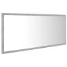 LED Bathroom Mirror Concrete Grey - Stylish & Functional Design