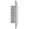 LED Bathroom Mirror Concrete Grey - Stylish & Functional Design