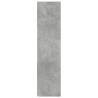 Stylish Concrete Grey Corner Cabinet 33x33x132 cm